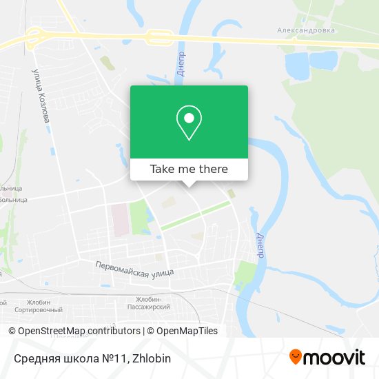 Средняя школа №11 map