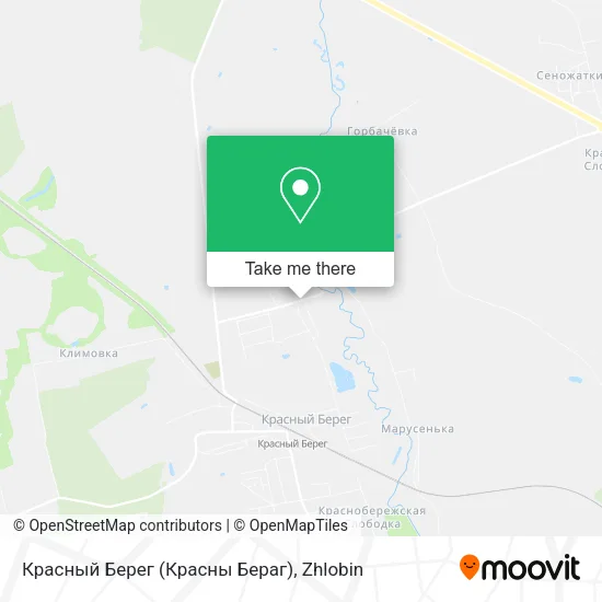 Красный Берег (Красны Бераг) map