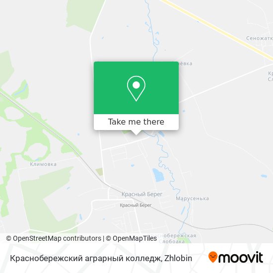 Краснобережский аграрный колледж map