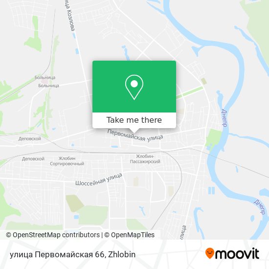 улица Первомайская 66 map