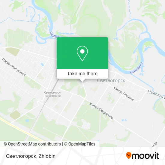 Светлогорск map