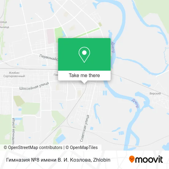 Гимназия №8 имени В. И. Козлова map