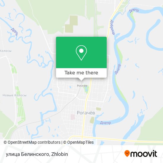 улица Белинского map
