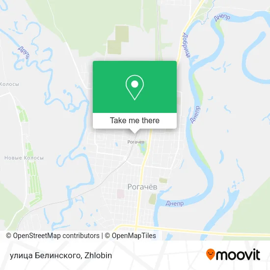 улица Белинского map