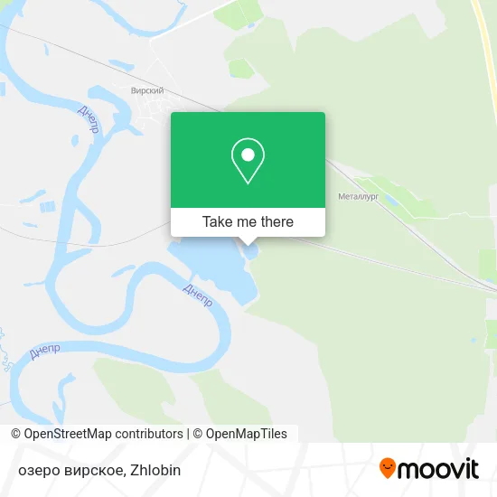 озеро вирское map