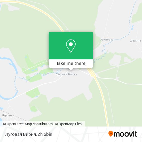 Луговая Вирня map