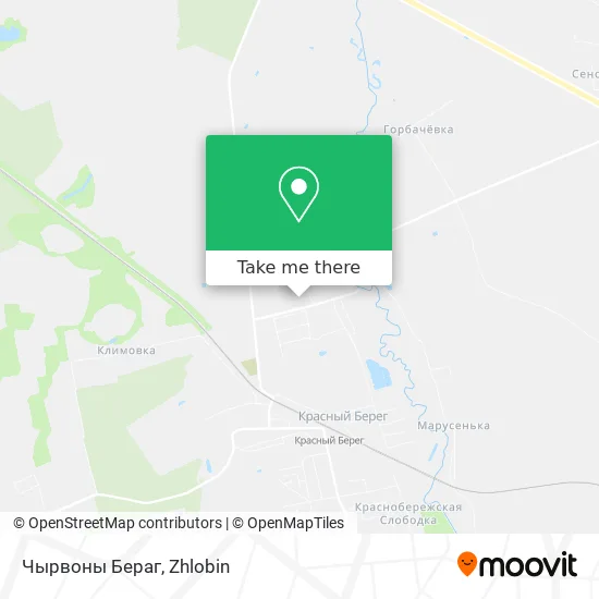 Чырвоны Бераг map
