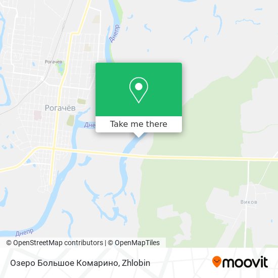 Озеро Большое Комарино map
