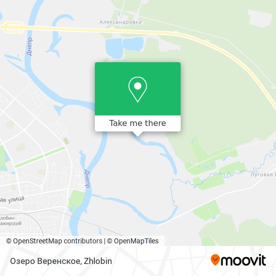 Озеро Веренское map