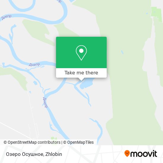 Озеро Осушное map