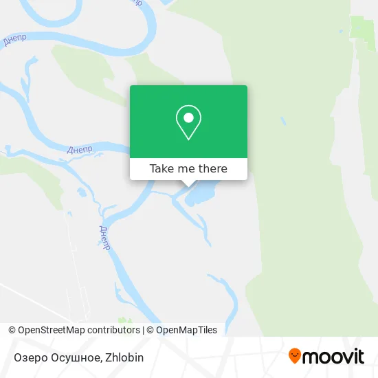 Озеро Осушное map