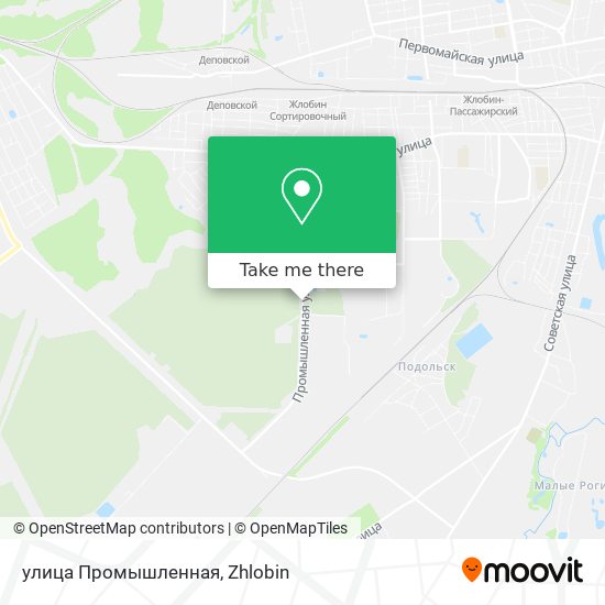 улица Промышленная map