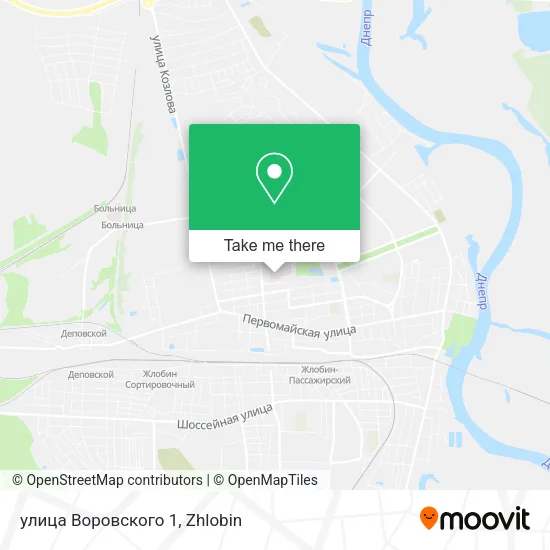 улица Воровского 1 map