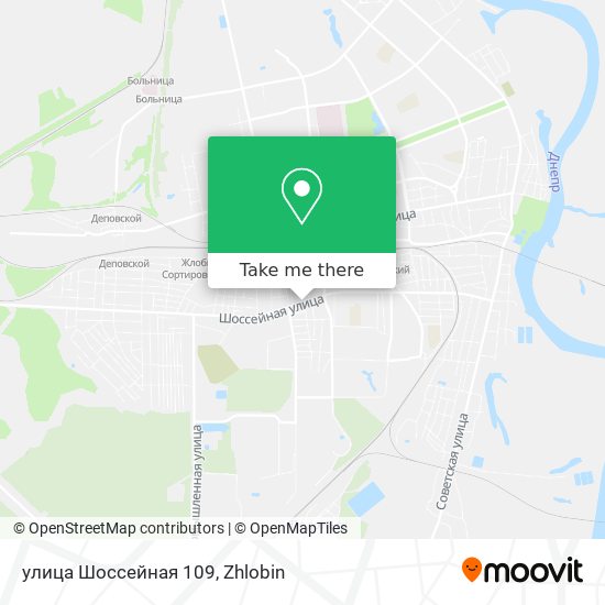 улица Шоссейная 109 map