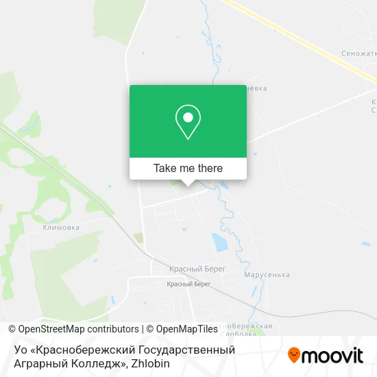 Уо «Краснобережский Государственный Аграрный Колледж» map