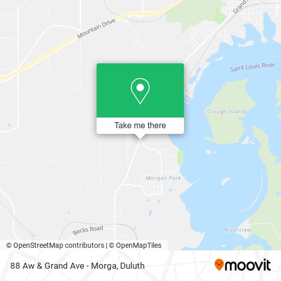 88 Aw & Grand Ave - Morga map