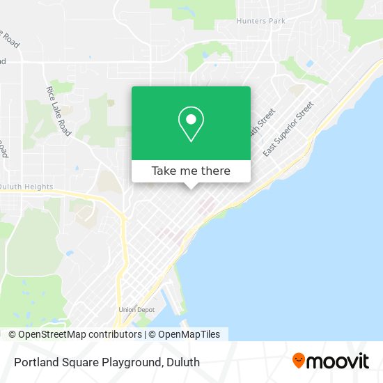 Portland Square Playground map