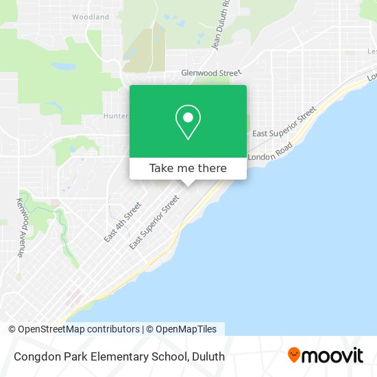 Congdon Park Elementary School map
