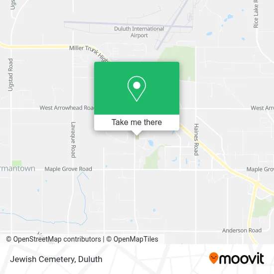 Jewish Cemetery map