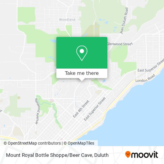 Mount Royal Bottle Shoppe / Beer Cave map