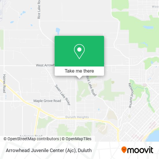 Arrowhead Juvenile Center (Ajc) map