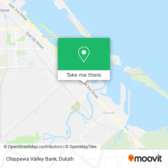 Chippewa Valley Bank map