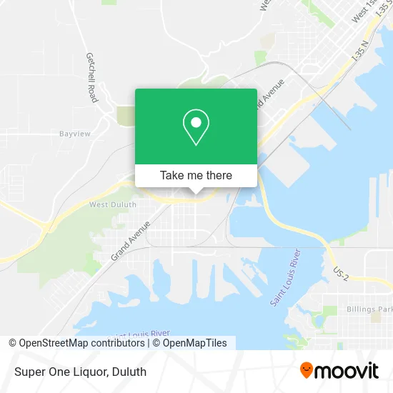 Super One Liquor map