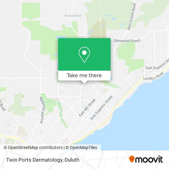 Twin Ports Dermatology map