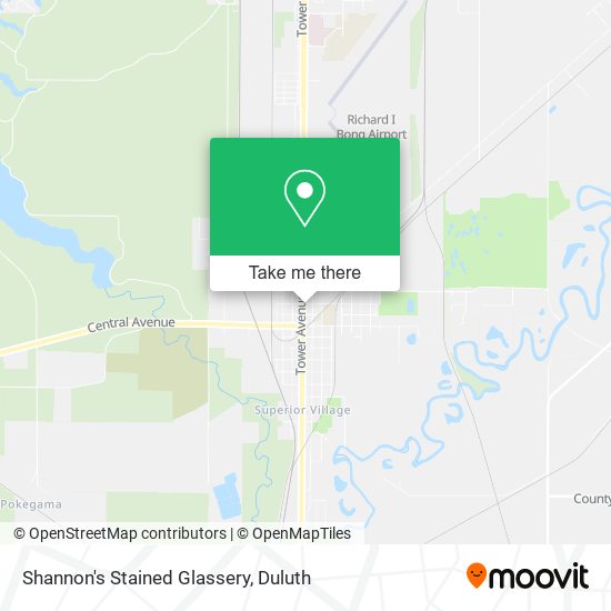 Shannon's Stained Glassery map
