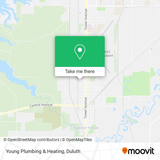 Mapa de Young Plumbing & Heating