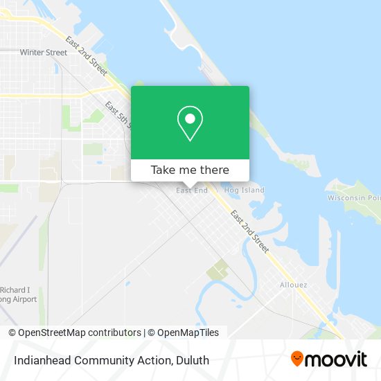 Mapa de Indianhead Community Action