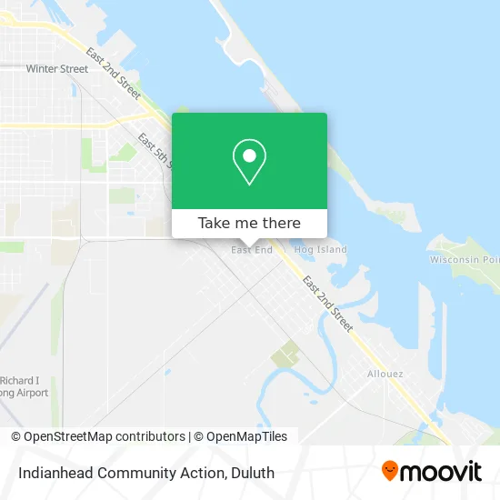 Indianhead Community Action map