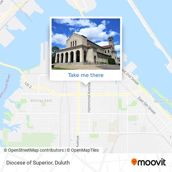 Diocese of Superior map
