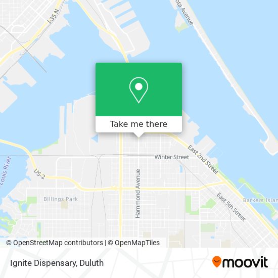 Ignite Dispensary map