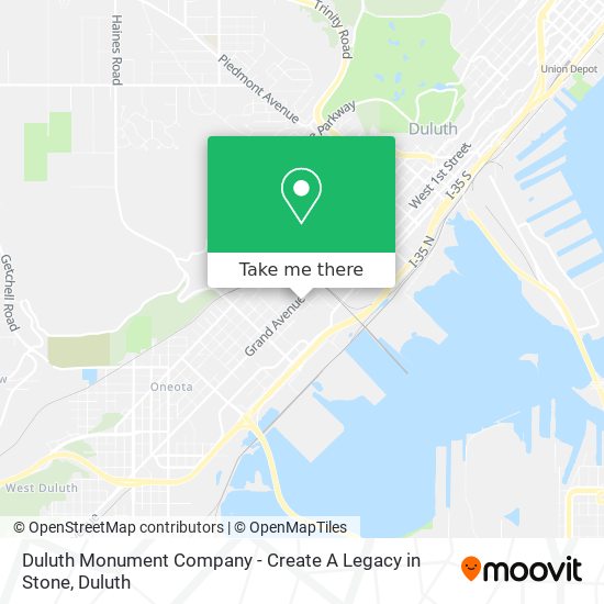 Duluth Monument Company - Create A Legacy in Stone map
