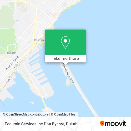 Mapa de Eccumin Services Inc Dba Byshre