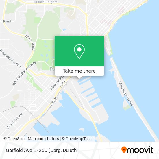 Mapa de Garfield Ave @ 250