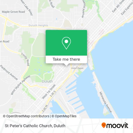 St Peter's Catholic Church map