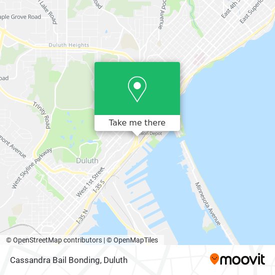 Cassandra Bail Bonding map