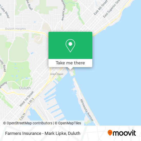 Farmers Insurance - Mark Lipke map