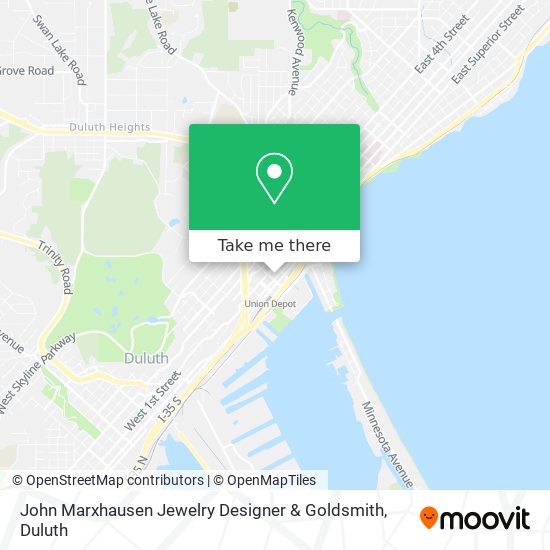 Mapa de John Marxhausen Jewelry Designer & Goldsmith