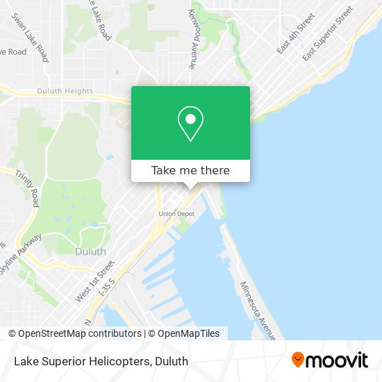 Lake Superior Helicopters map