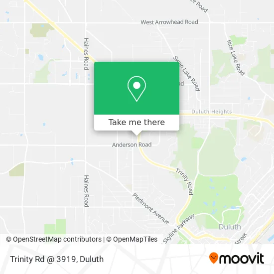 Trinity Rd @ 3919 map
