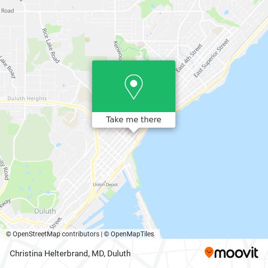 Christina Helterbrand, MD map