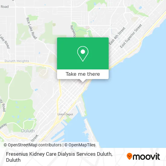 Fresenius Kidney Care Dialysis Services Duluth map