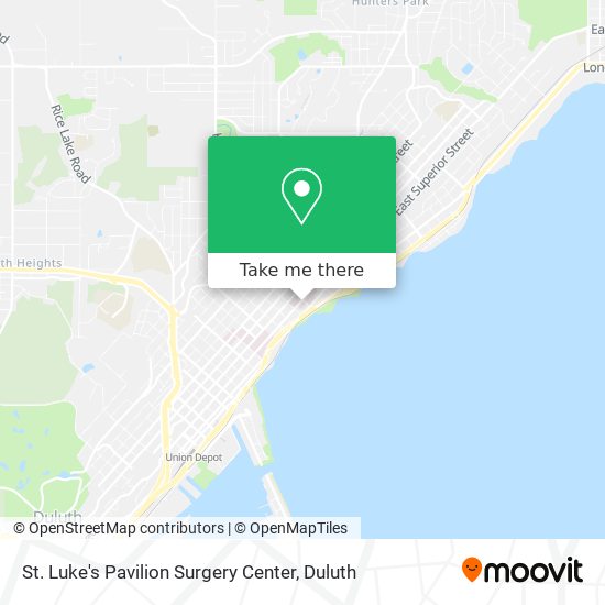 St. Luke's Pavilion Surgery Center map