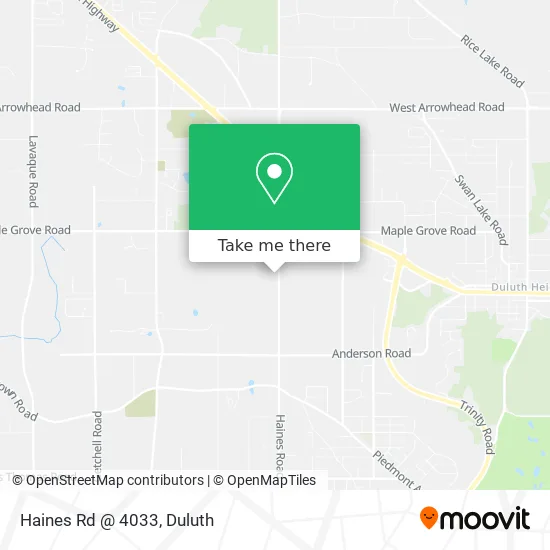 Haines Rd @ 4033 map