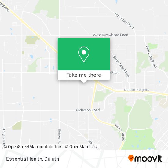 Essentia Health map