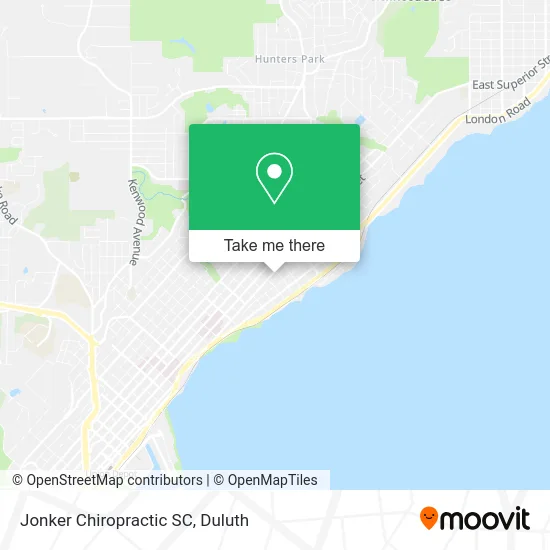 Jonker Chiropractic SC map