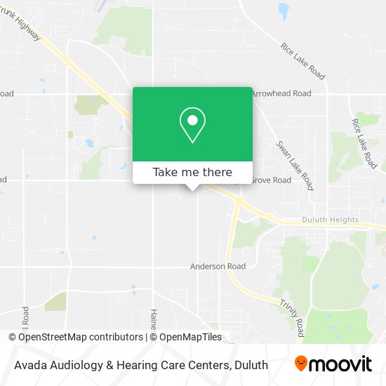 Avada Audiology & Hearing Care Centers map